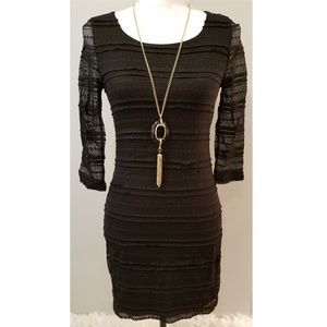 Forever 21 Black Lace Mini Dress